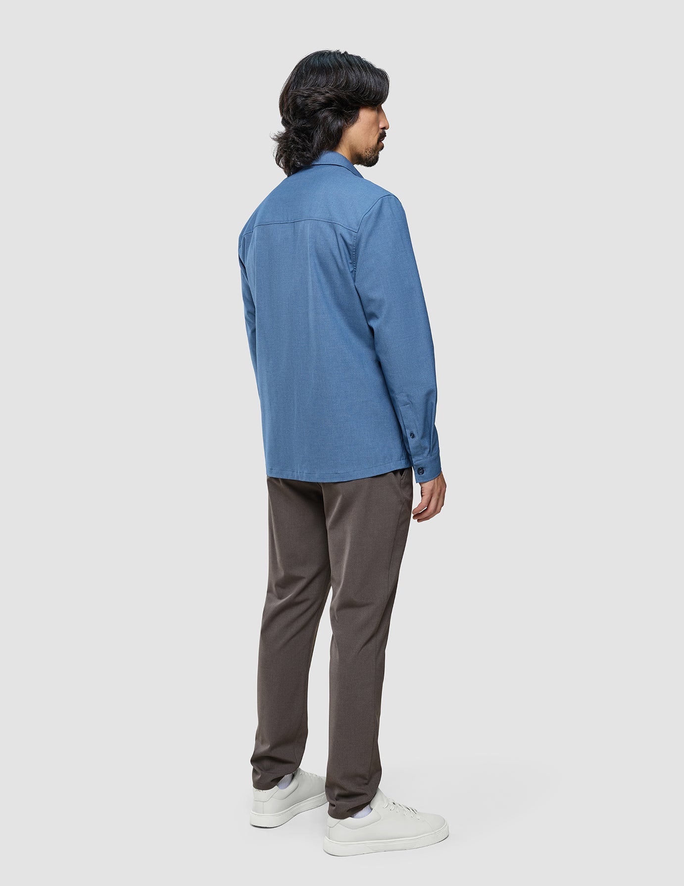 Ease Overshirt Blue Mirage
